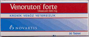 la Fotoraf: Venoruton Fort 500 Mg 30 Tablet