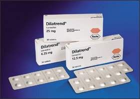 la Fotoraf: Dilatrend Roche 12,5 Mg 30 Tablet