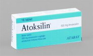 la Fotoraf: Atoksilin 500 Mg 16 Tablet