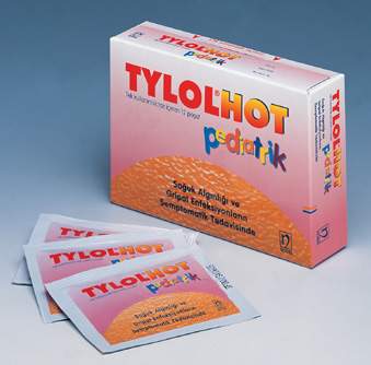İlaç Fotoğrafı: Tylol Hot Pediatrik 6 Poşet Granül