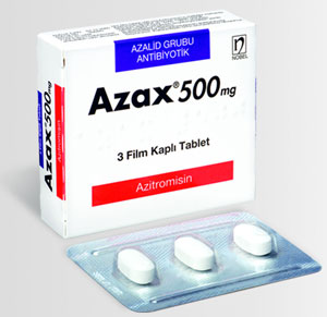 la Fotoraf: Azax 500 Mg 3 Film Tablet