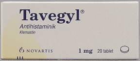 la Fotoraf: Tavegyl 1 Mg 20 Tablet