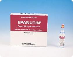 la Fotoraf: Epanutin Parenteral Ready Mixed 250 Mg 5 Ampul