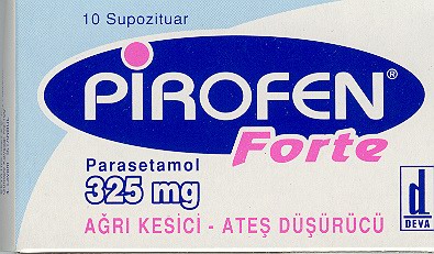 la Fotoraf: Pirofen Forte 325 Mg 10 Supozituar