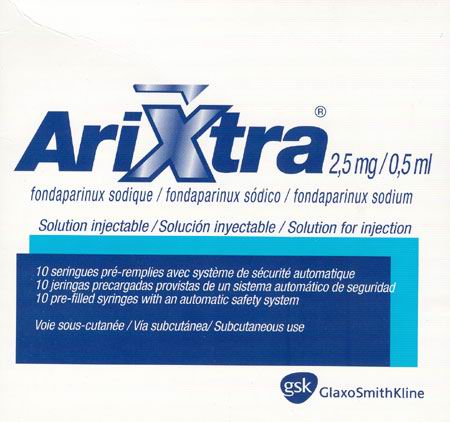 la Fotoraf: Arixtra 2.5 Mg/0.5 Ml Enjeksiyonluk Sol.10 Kul.haz.iringa